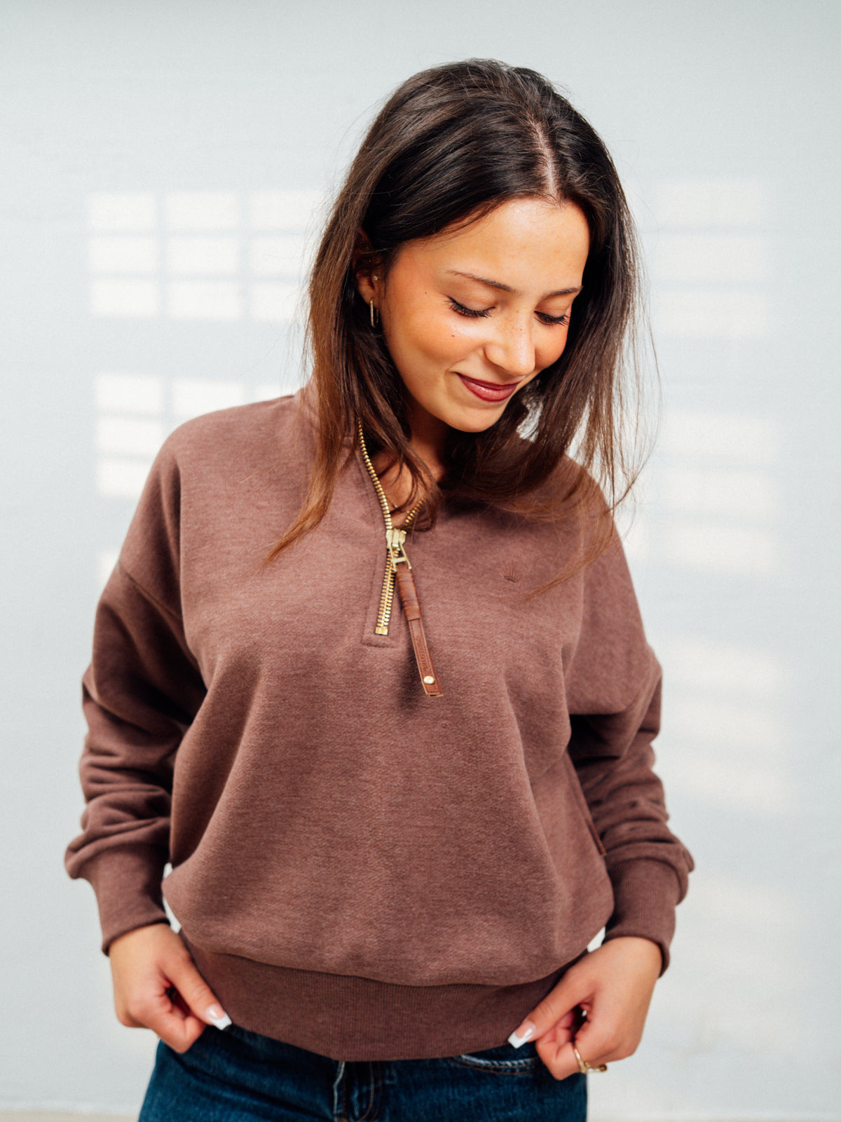 Collective (Oversize) - Mélange marron foncé