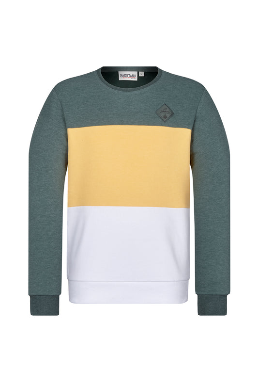 Ich trage Mantel 20 - Jungle Green Melange/Sun Yellow