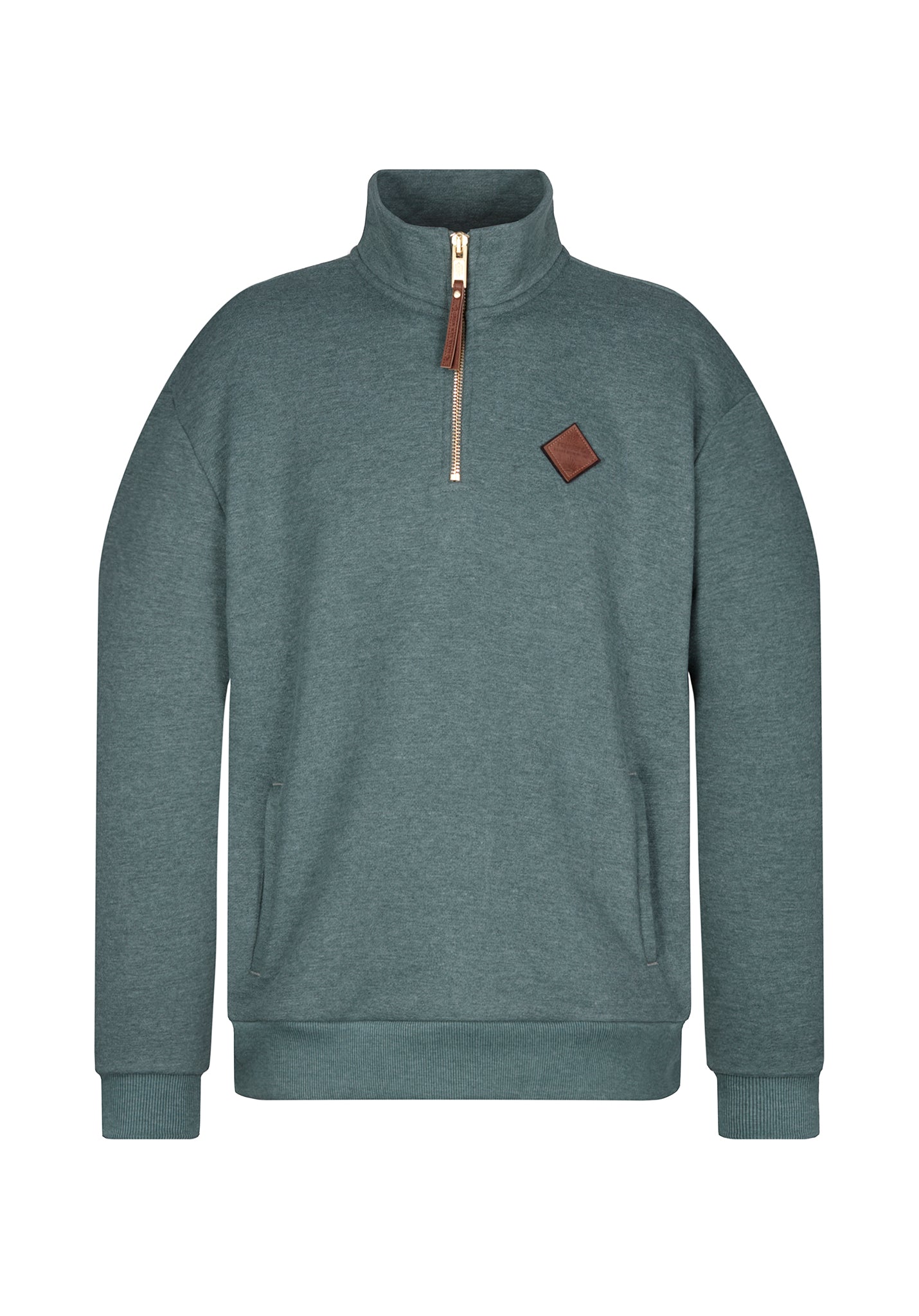 Gib ihm (Oversize) - Jungle Green Melange