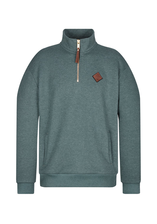 Gib ihm (Oversize) - Jungle Green Melange