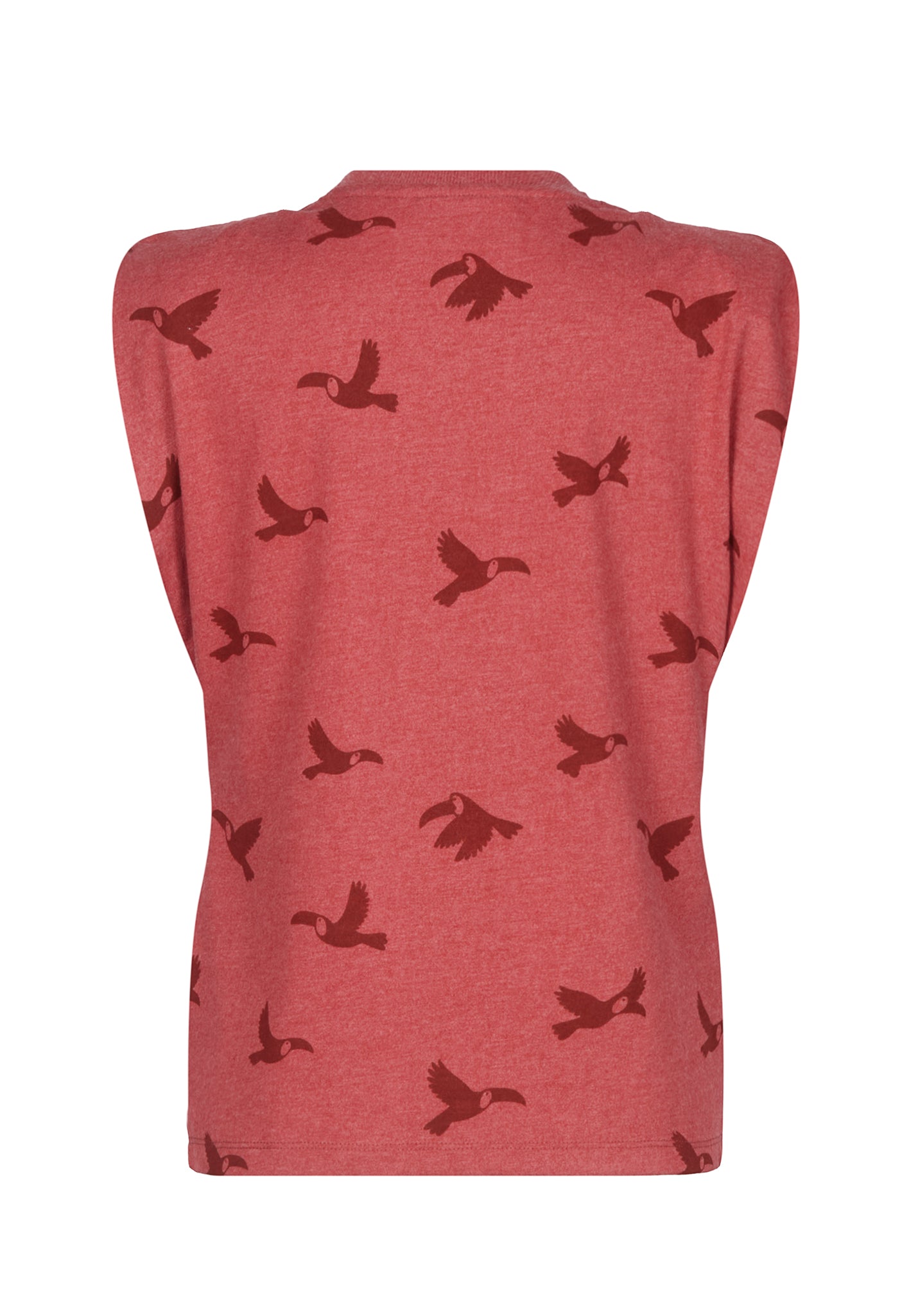 Liebesaus - Ruby Red Melange Allover Birds